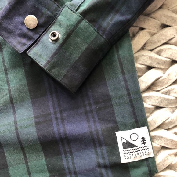 Muttonhead Plaid Waxed Cotton Shirt - Picture 3 of 5